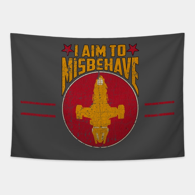 Firefly Ship Works Ltd - I Aim to Misbehave Tapestry by Thrift Haven505