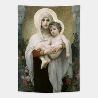 The Madonna of the Roses - Bouguereau Tapestry