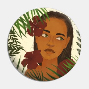 Tropical Girl Pin