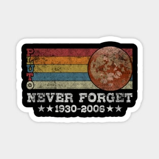 Pluto Planet Never Forget 1930 2006 Magnet