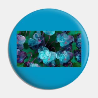 Blue Poppies Pin