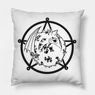 Dragon's pentagram Pillow