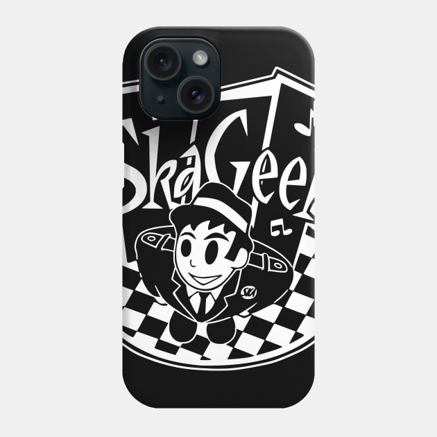 Ska Geek 2 Tone Phone Case by VOLPEdesign