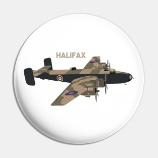 Halifax British WW2 Airplane Pin