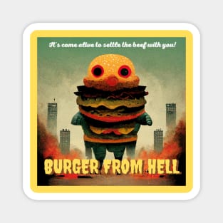 Burger From Hell Magnet