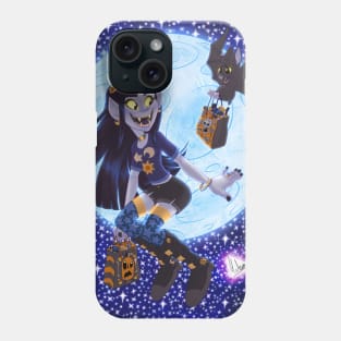 Vampire siblings trick or treat Phone Case