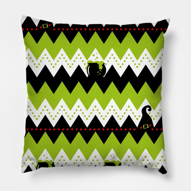 Witchy Poo Pillow by implexity