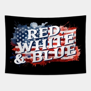 Red, White, and Blue Tapestry