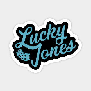 Lucky Jones Blue Dice Magnet