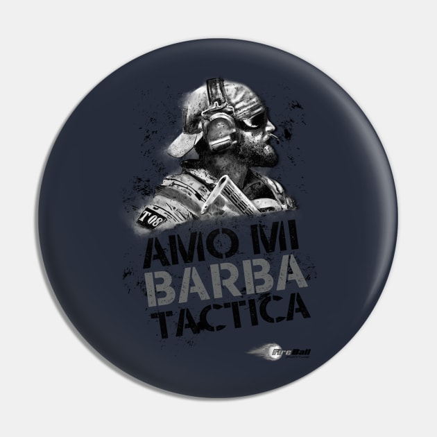 Bearded Tacticool Operator Pin by Cataraga