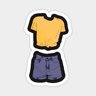 Shorts and T-Shirt Pack Magnet