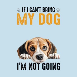 Not Going Beagle T-Shirt