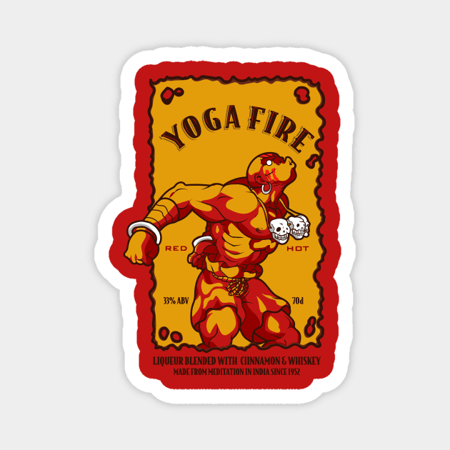 Yoga Fire Magnet by Jones Factory