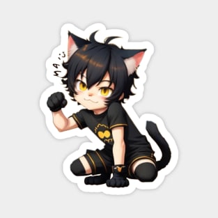 Cute Cat Boy Magnet