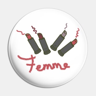 Lipstick Femme Pin