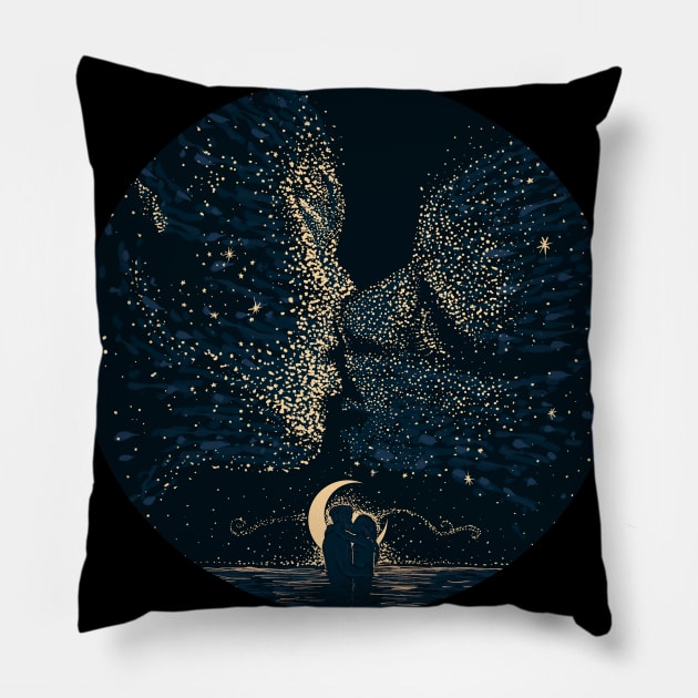 Starcrossed Pillow by visionarysea