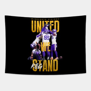 Minnesota Vikings Keg Stand Celebration Tapestry