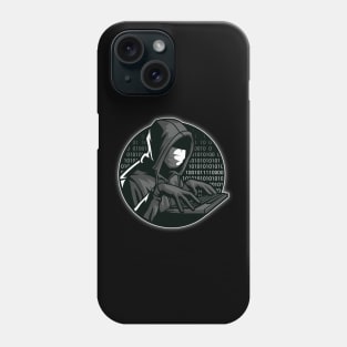 Hacker with Hoodie and Mask | Hacker Design Phone Case