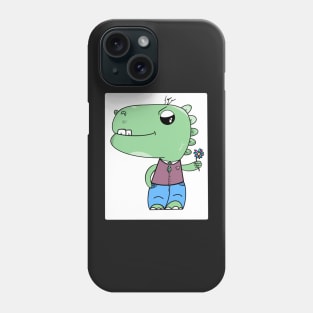 Flower Dinosaur Phone Case