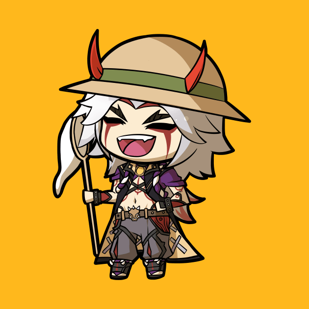 Chibi Arataki Itto - Genshin Impact by MangaXai