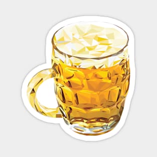 Low Poly Beer Mug Magnet