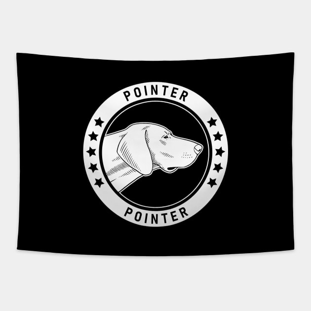 Pointer Fan Gift Tapestry by millersye