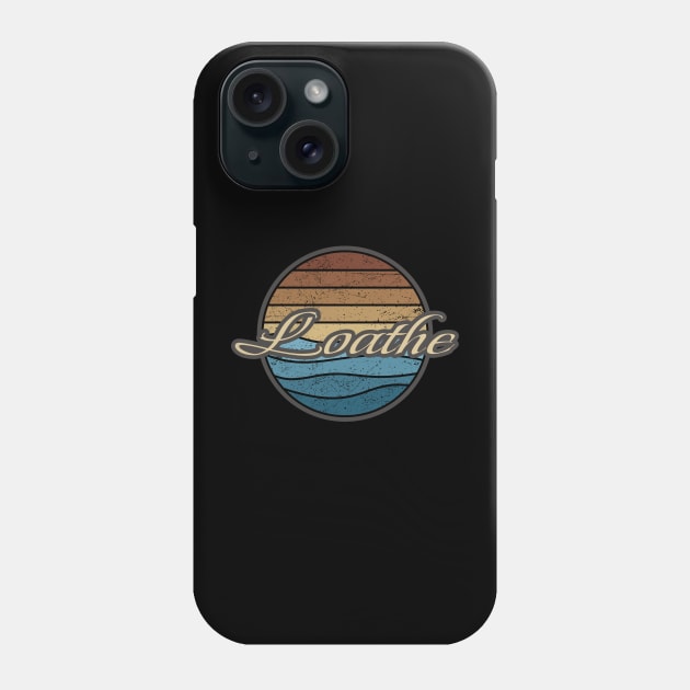 Loathe Retro Waves Phone Case by North Tight Rope