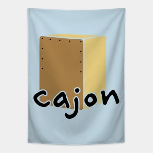 Cajon Player Tapestry