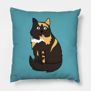 Cute moggy cat Pillow