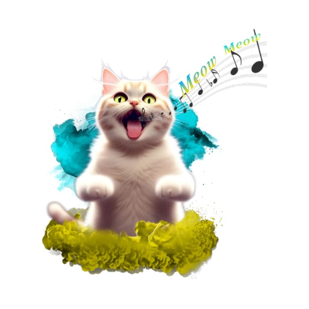 Singing Cat by Kalypol