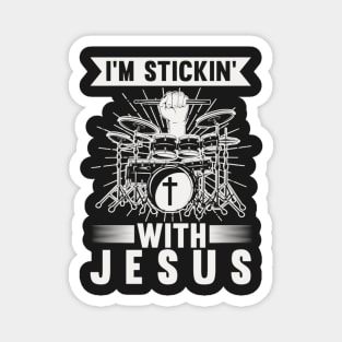 Religious Drummer Musician Christian Drumming Magnet