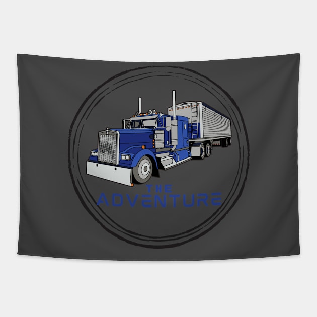 Trucking adventure Tapestry by Country merch