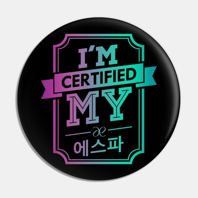 Certified aespa MY Pin by skeletonvenus