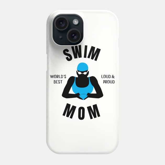 Worlds Best Swim Mom Swim Mom Gift Phone Case by atomguy