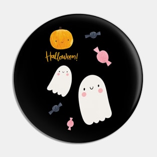 Halloween Happy Cute Ghosty Pin