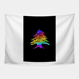 Cedar rainbow lebanon Tapestry