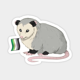 Aromatic Pride Opossum Magnet