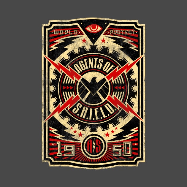 Agents of S.H.I.E.L.D. Propaganda Vintage by redbaron_ict