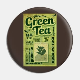 International Green Tea Pin
