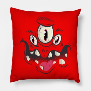 Monster face Pillow