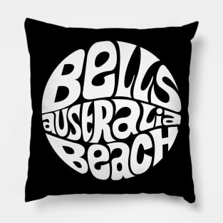 Bells Beach Australia - WHITE Pillow