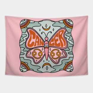 Cancer Butterfly Tapestry