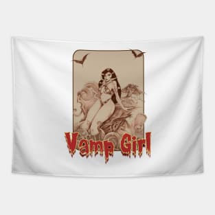 Vamp Girl Tapestry