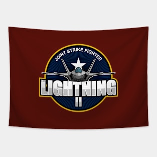 F-35 Lightning 2 Patch (Front & Back logo) Tapestry