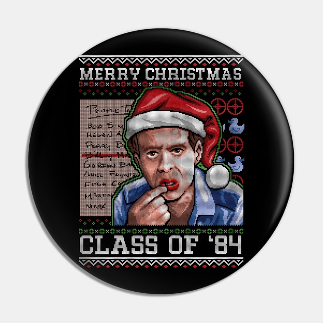 Merry Christmas Class of '84 Pin by Punksthetic