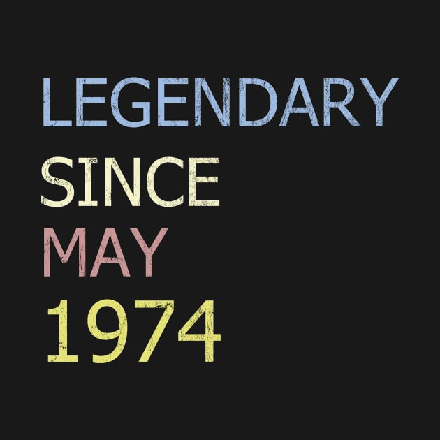 LEGENDARY SINCE MAY 1974 by BK55