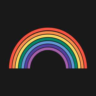 Minimalist Rainbow T-Shirt