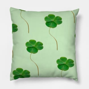 Green Flowers Pillow