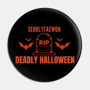 RIP halloween Pin