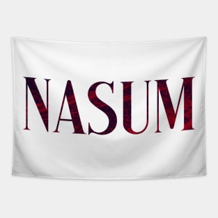 Nasum - Simple Typography Style Tapestry